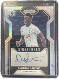 davidson sanchez autographed tottenham fc signatures card